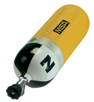 MSA Druckluft-Compositeflasche 6 Liter 300 bar, gefüllt