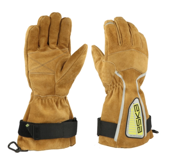 Feuerwehr-Handschuh ESKA MARS 5F mit langer Stulpe, beige
