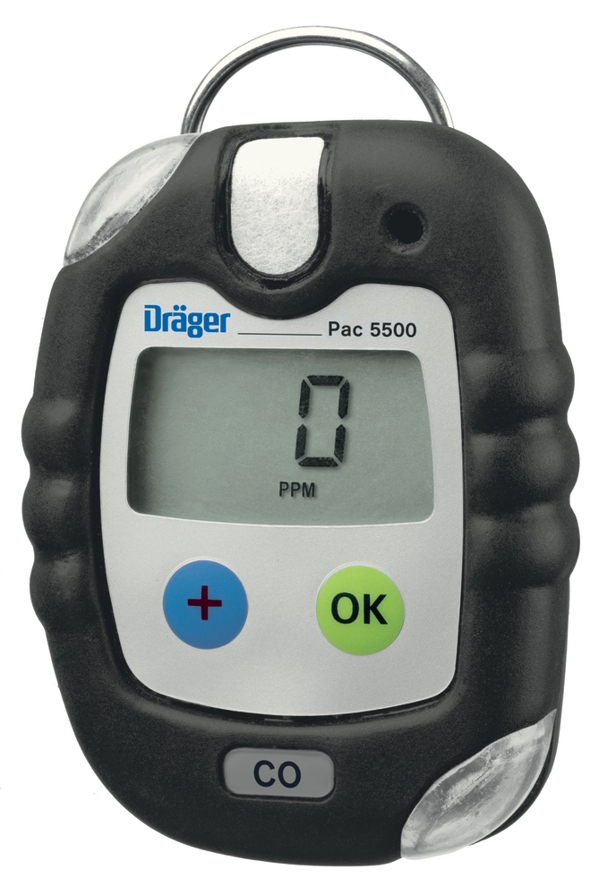 Dräger PAC® 5500 CO (EU) Alarmschwellen 30 ppm & 60 ppm