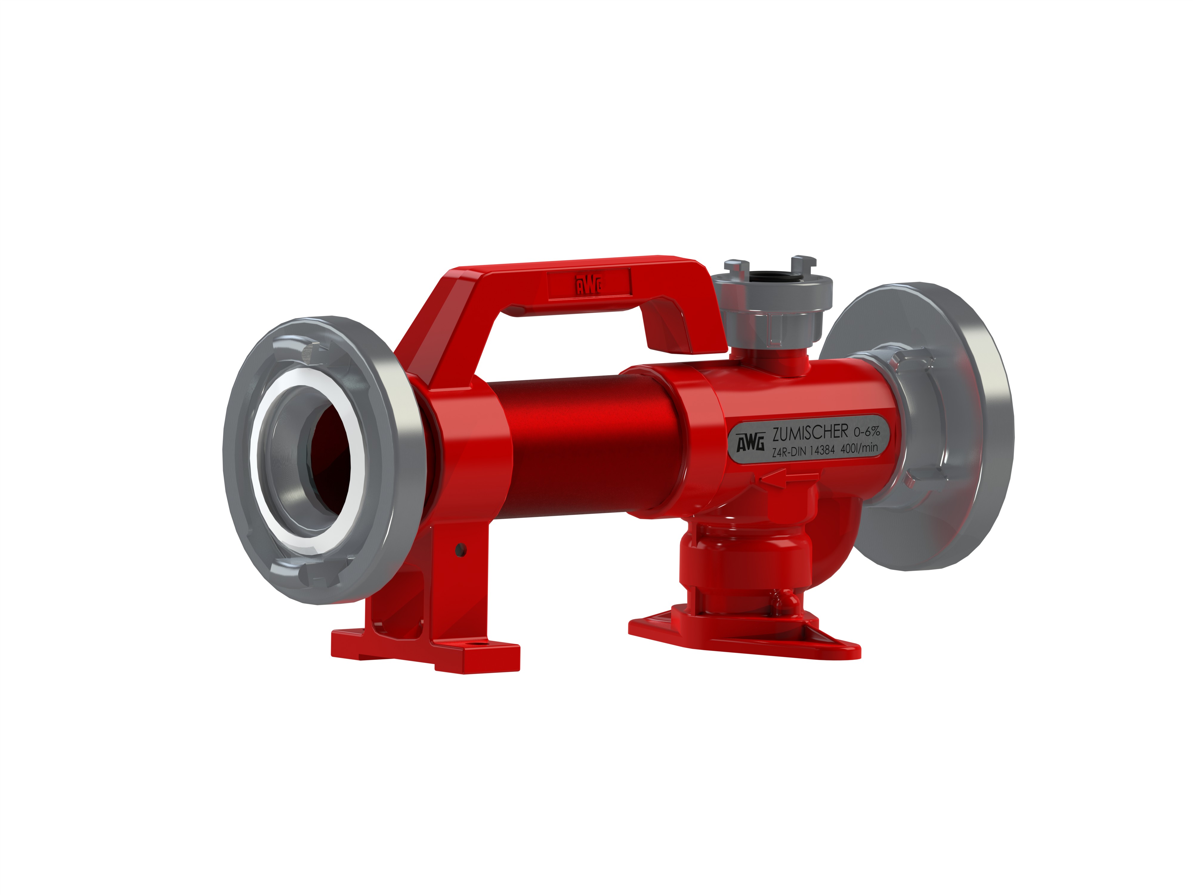 Zumischer Z 4 R DIN 14384 mit integr. Handgriff. Durchflußme