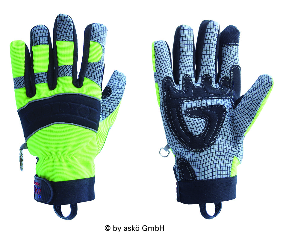 Askö THL-Handschuh GRIP ULTRA, gelbgrün-schwarz