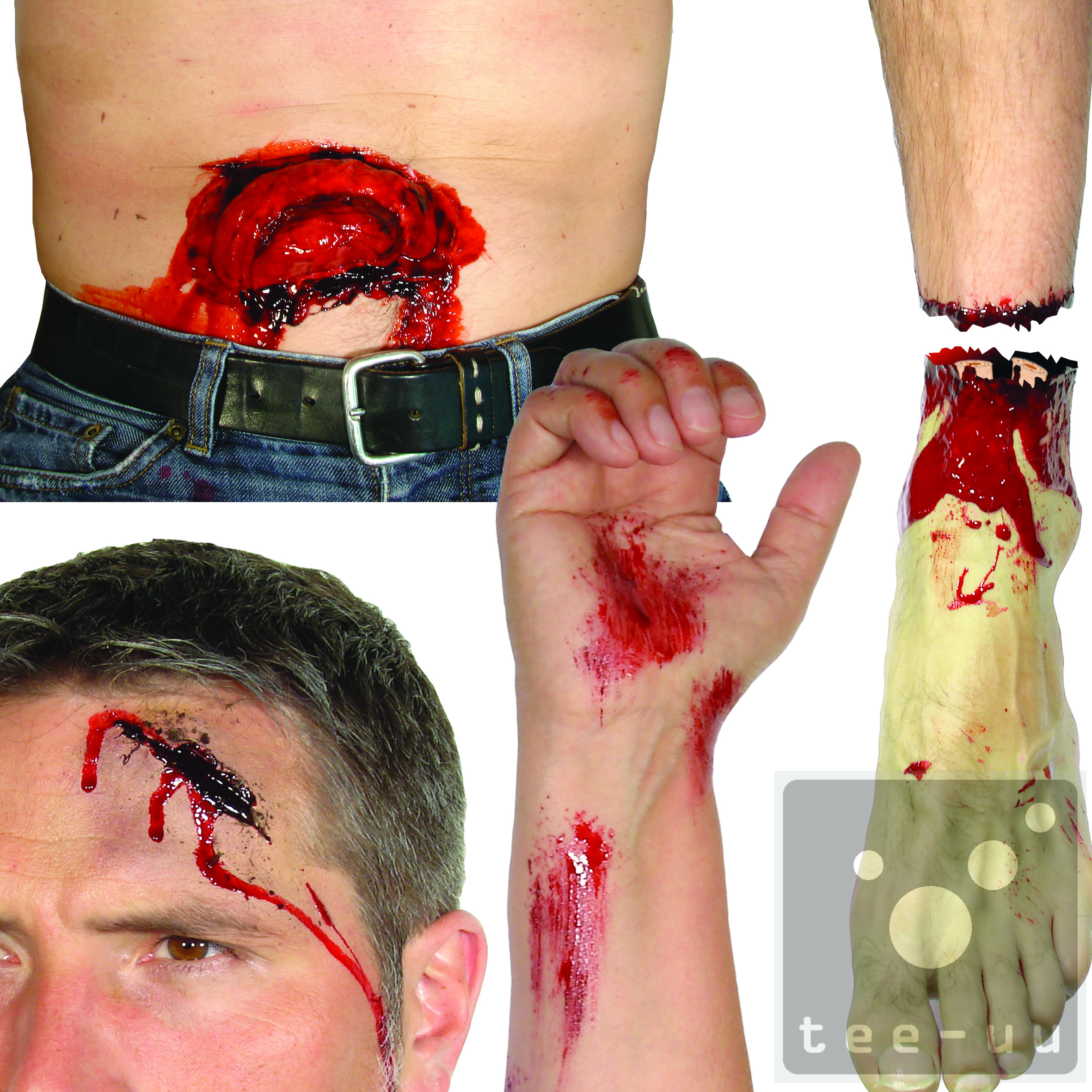 Verletzungsmuster-Set für Übungspuppe CRASH & CARRY Verletzungsmuster-Set für Übungspuppe CRASH & CARRY