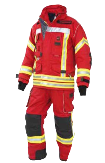 NOVOTEX Fw.-Überhose NTI rot EN 469 NOMEX
