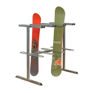 OSMA Snowboardständer freistehend aus Edelstahl