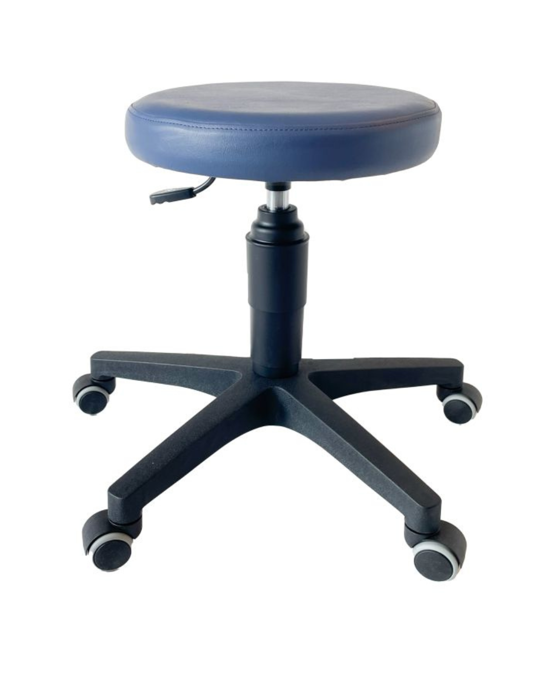ultraSWIVEL Rollhocker mit Kunstlederbezug