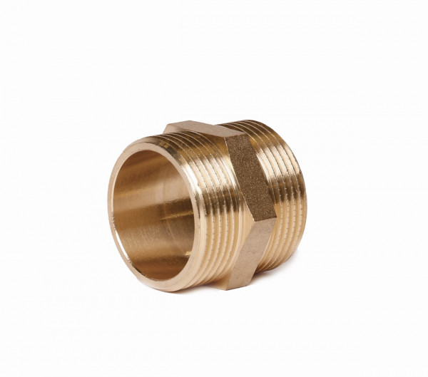 HOMA Doppelnippel R 1 1/4" MS mit Außengewinde