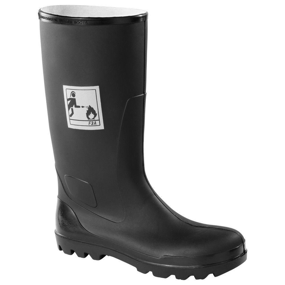 Feuerwehr-Gummistiefel NBR schwarz EN 15090:2006