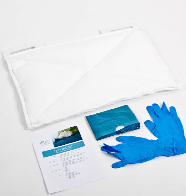 DEUREX PURE  Haverie-Set Öl-und Chemikalienbindem