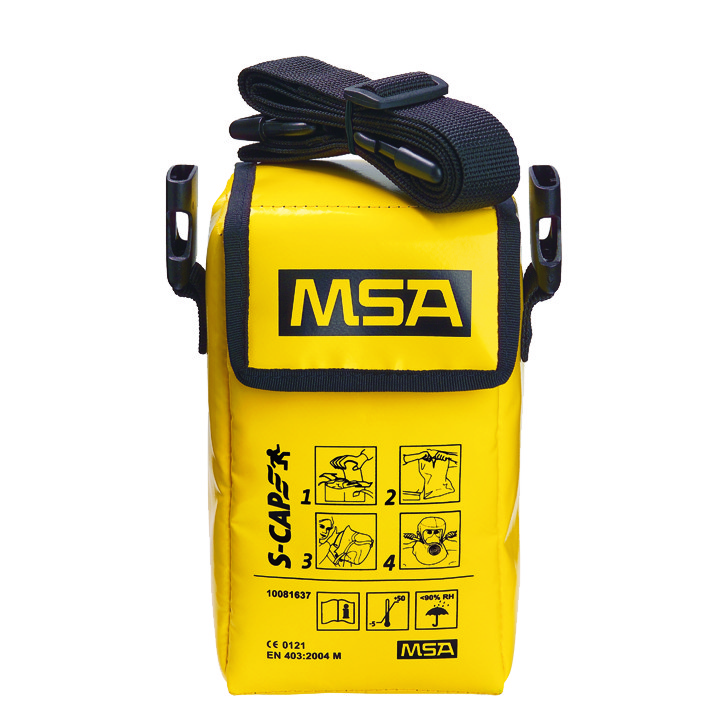 Fluchthaube S-CAP in Tasche