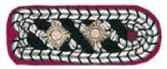 Schulterstücke HLM Brandenburg Hauptlöschmeister (Paar)