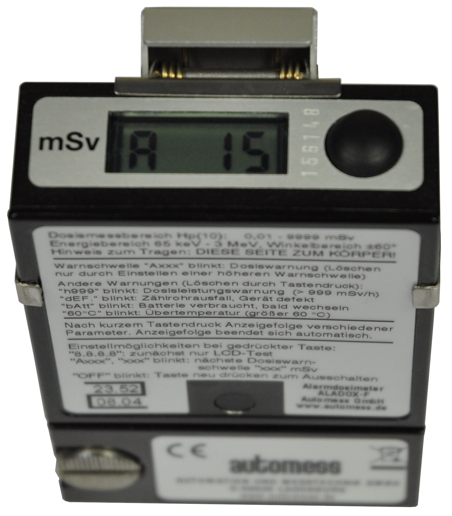 640005_Dosiswarnger-t_ALADOX-F_2016-05-145c07cfaf94b36 Dosiswarngerät (Alarmdosimeter) ALADOX-F