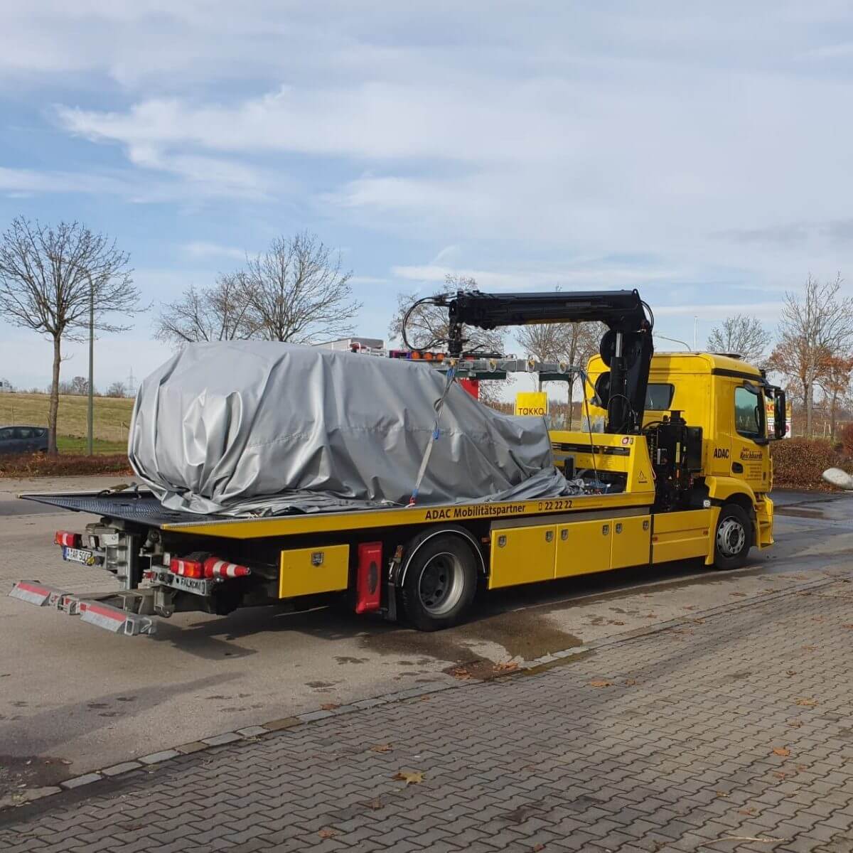 Abschleppdecke für E-Autos