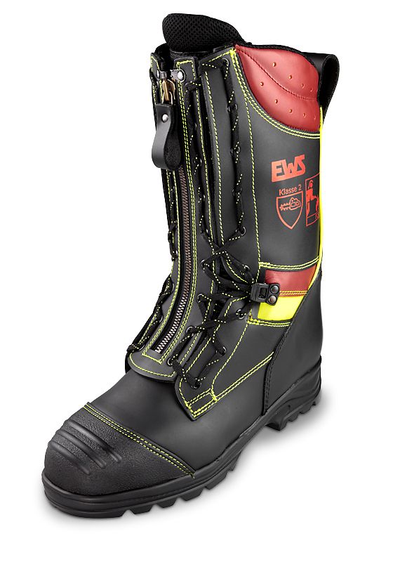 451345_SchutzschuhEWS2090 Feuerwehr-Schnürstiefel PROFI-PREMIUM PLUS Schnittschutz