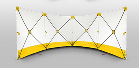 Mobile Sichtschutzwand VarioScreen 4*180*180
