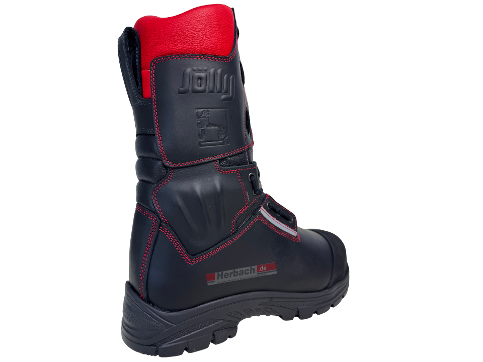 JOLLY-Feuerwehr-Schnürstiefel RED FLAME 9352/A Knöchelschutz