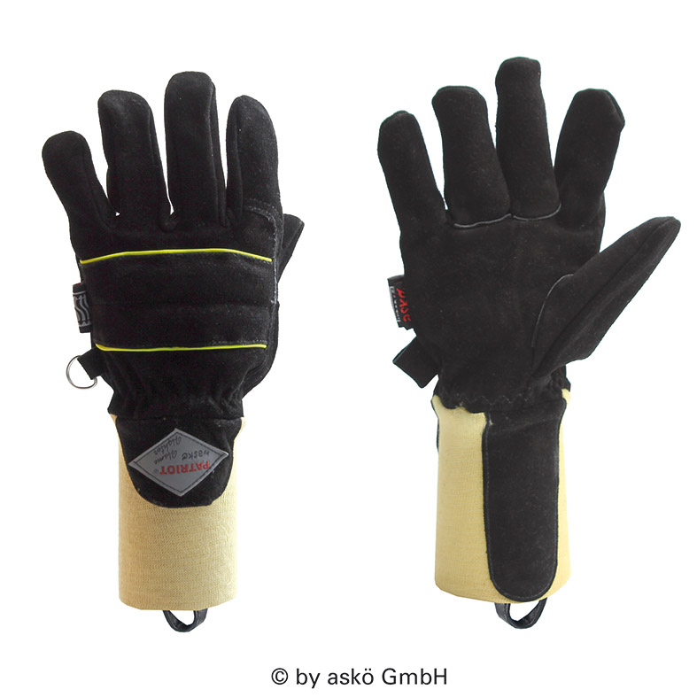 ASKÖ Feuerwehrhandschuh PATRIOT Flame Fighter, Strickbund