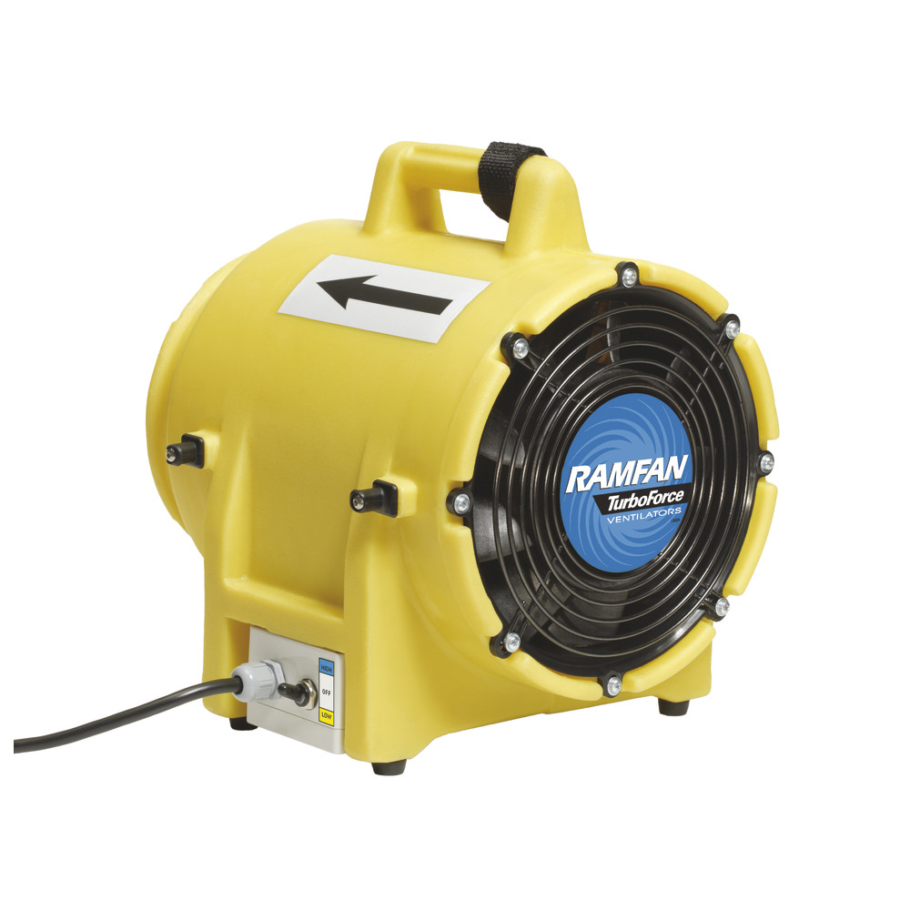 E-Lüfter RAMFAN UB20 ohne Ex-Schutz, ohne Behälter/Lutte