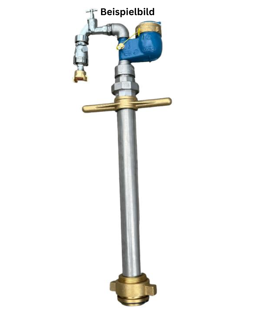 Trinkwasserstandrohr DN80 mit Wasserzähler MS QN 2,5–5 m³/h
