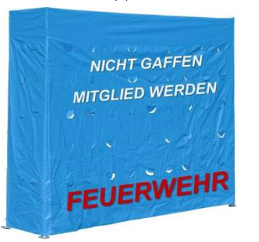 Mobile Sichtschutzwand ELN 3000x2000x840 mm