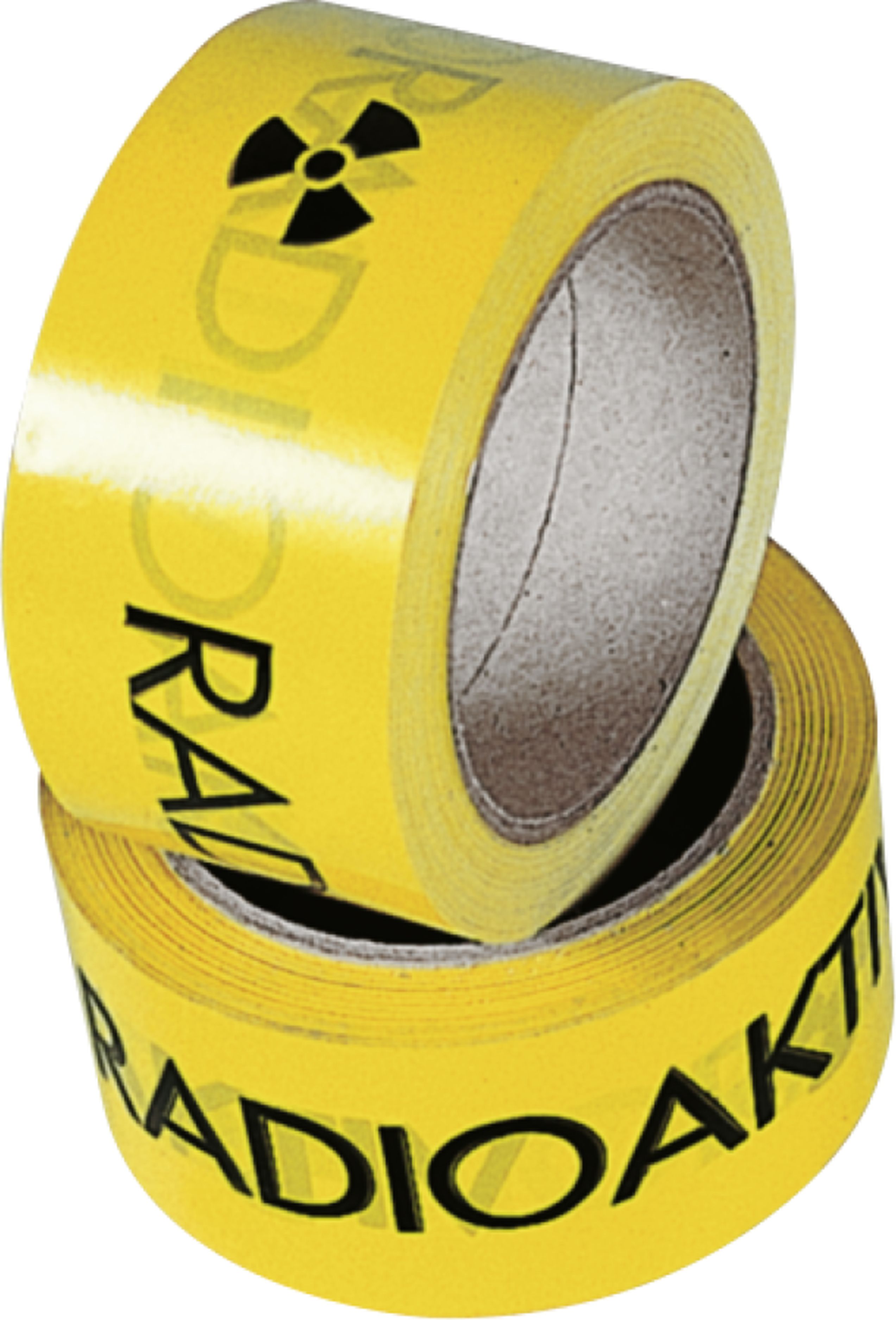 Warnband RADIOAKTIV, gelb, 50 mm, 66 m
