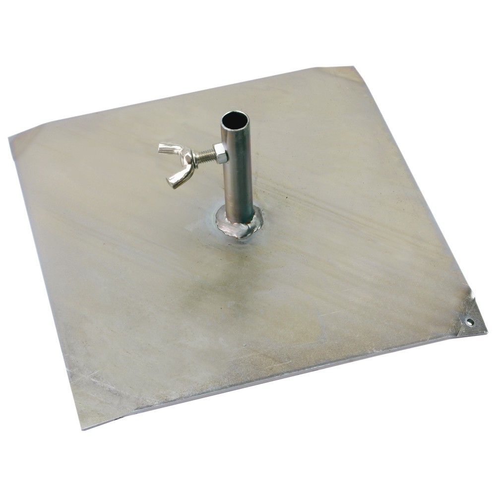 Aufstellfuß 200x200 mm, für Haltepfosten Art. 226851