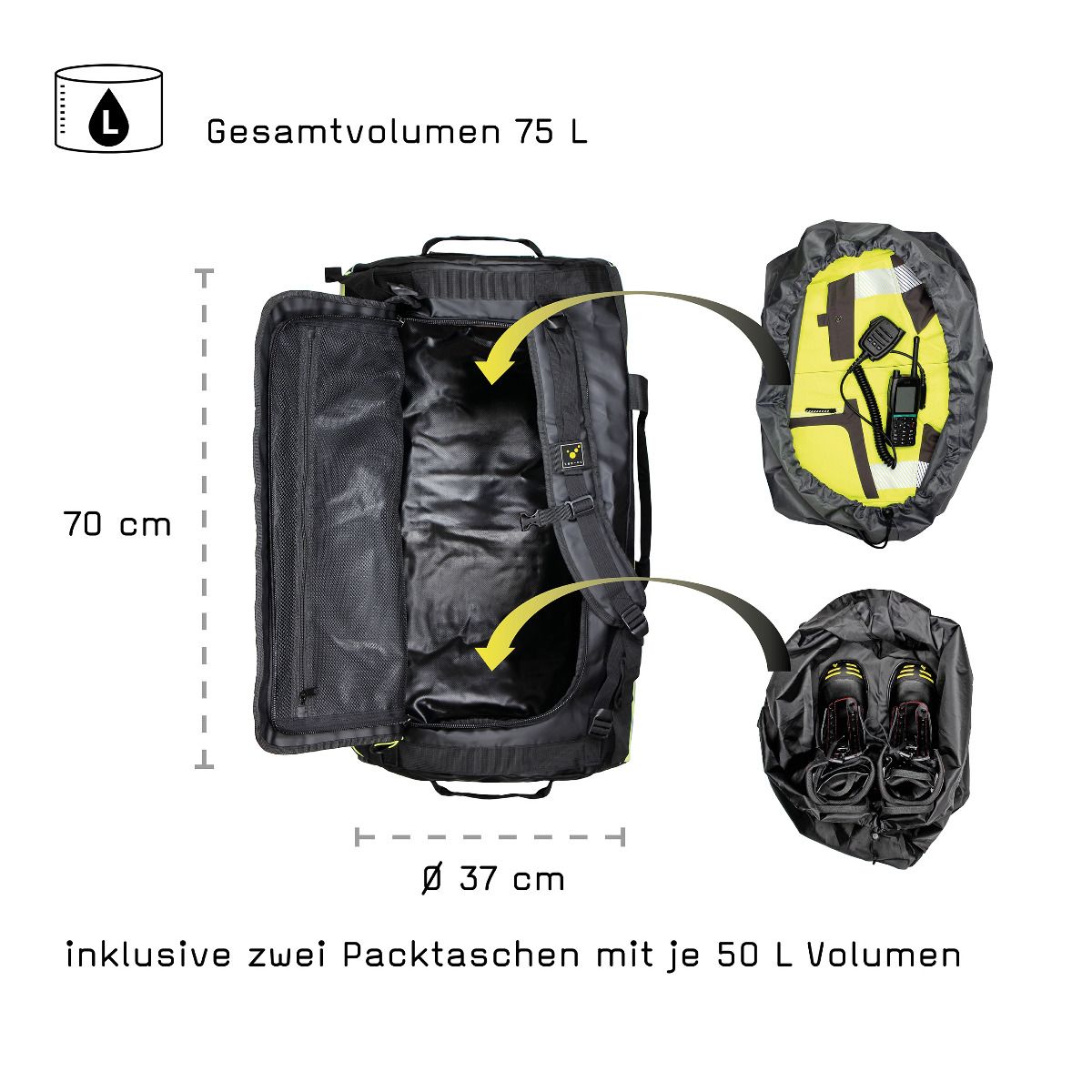 TEE-UU BARRELBAG Bekleidungstasche