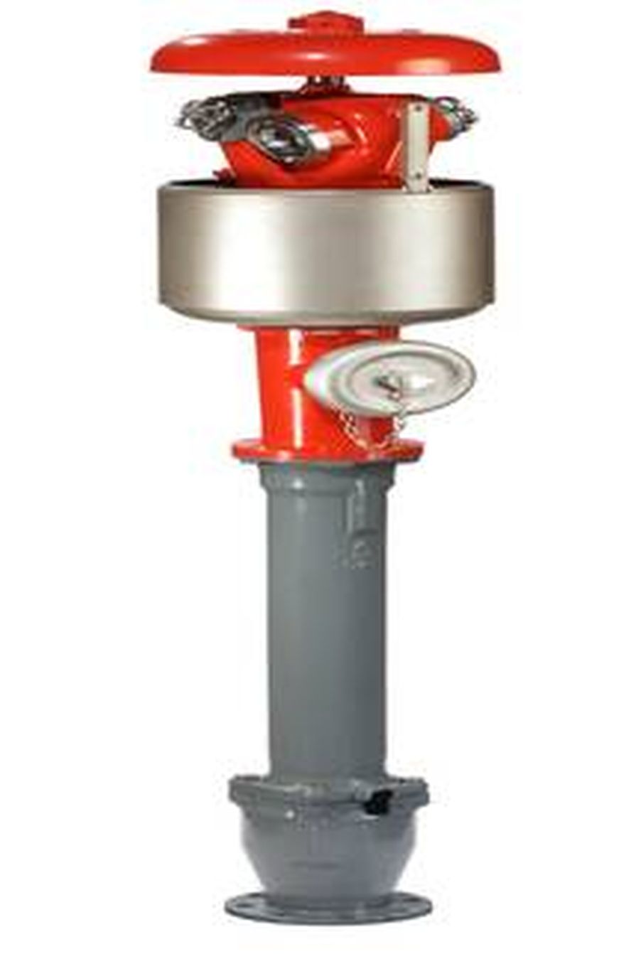 Überflurhydrant DN 100, Rd 1,00 m, mit Fallmantel