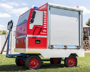 Rollcontainer Brandschutzerziehung