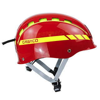Casco Multifunktionshelm rot mit neon gelb Reflex