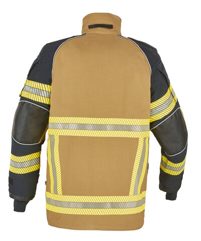 Watex_12_6011_Jacke_gold_dunkelblau_Rueckseite Einsatzjacke X-Pro Dynamic, gold/schwarzblau