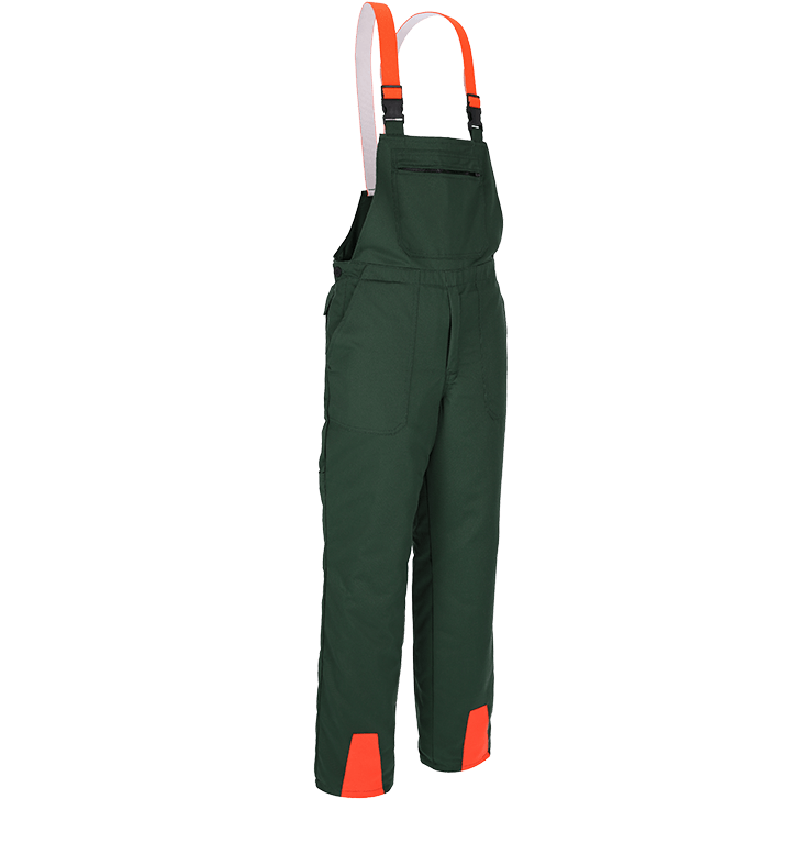 Waldarbeiter-Latzhose Typ C nach EN 381 Polyester/Baumwolle