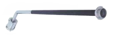 Edelstahl-Aufsaugrohr 1.000 mm lang mit Fußventil. DN 32