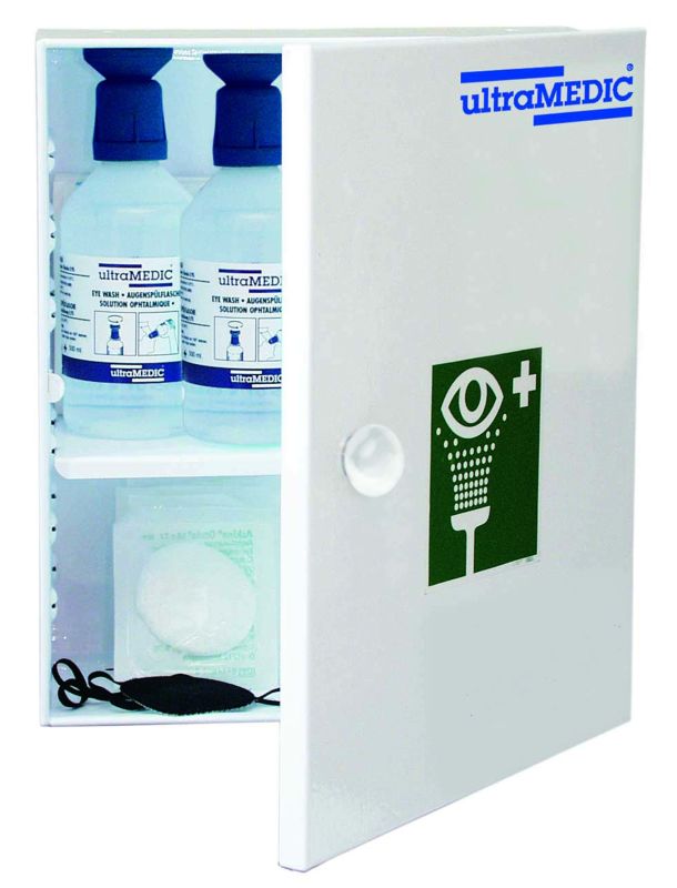 ultraAQUA-SAFE Augenspülschrank, mit Augenspülset