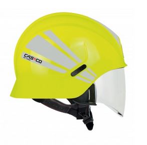Feuerwehrhelm PF 1000 EXTREME tagleuchtend neon mit silber Reflex