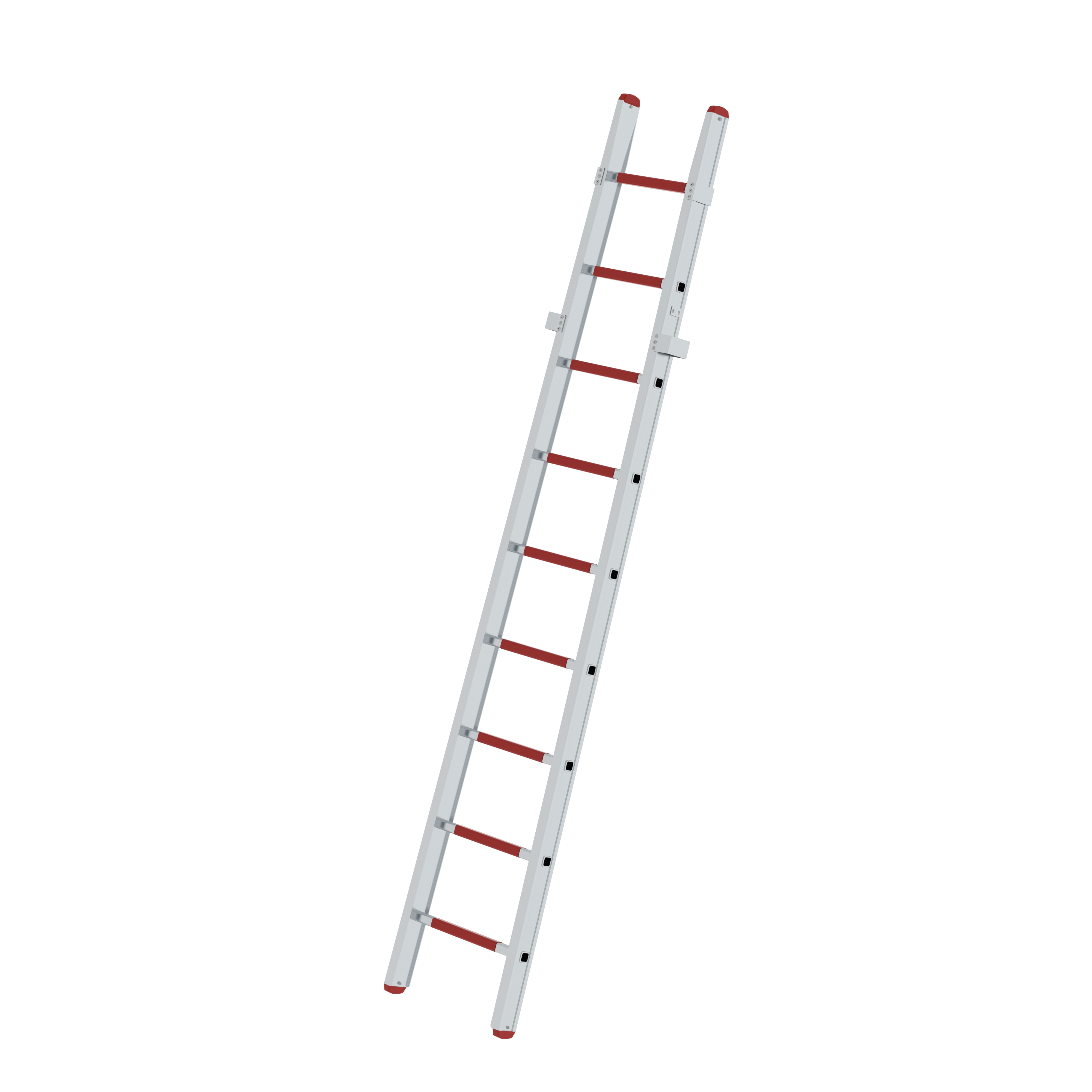 Steckleiter A = Unterteil aus LM, EN 1147
