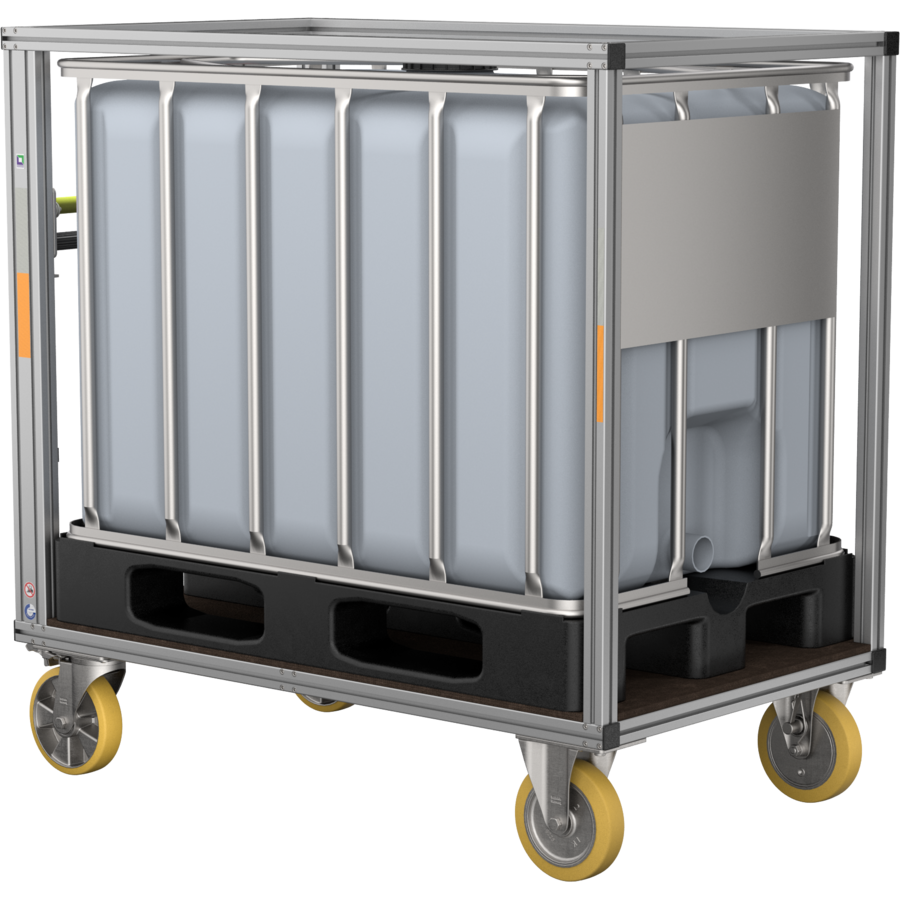 Rollcontainer mit IBC-Tank