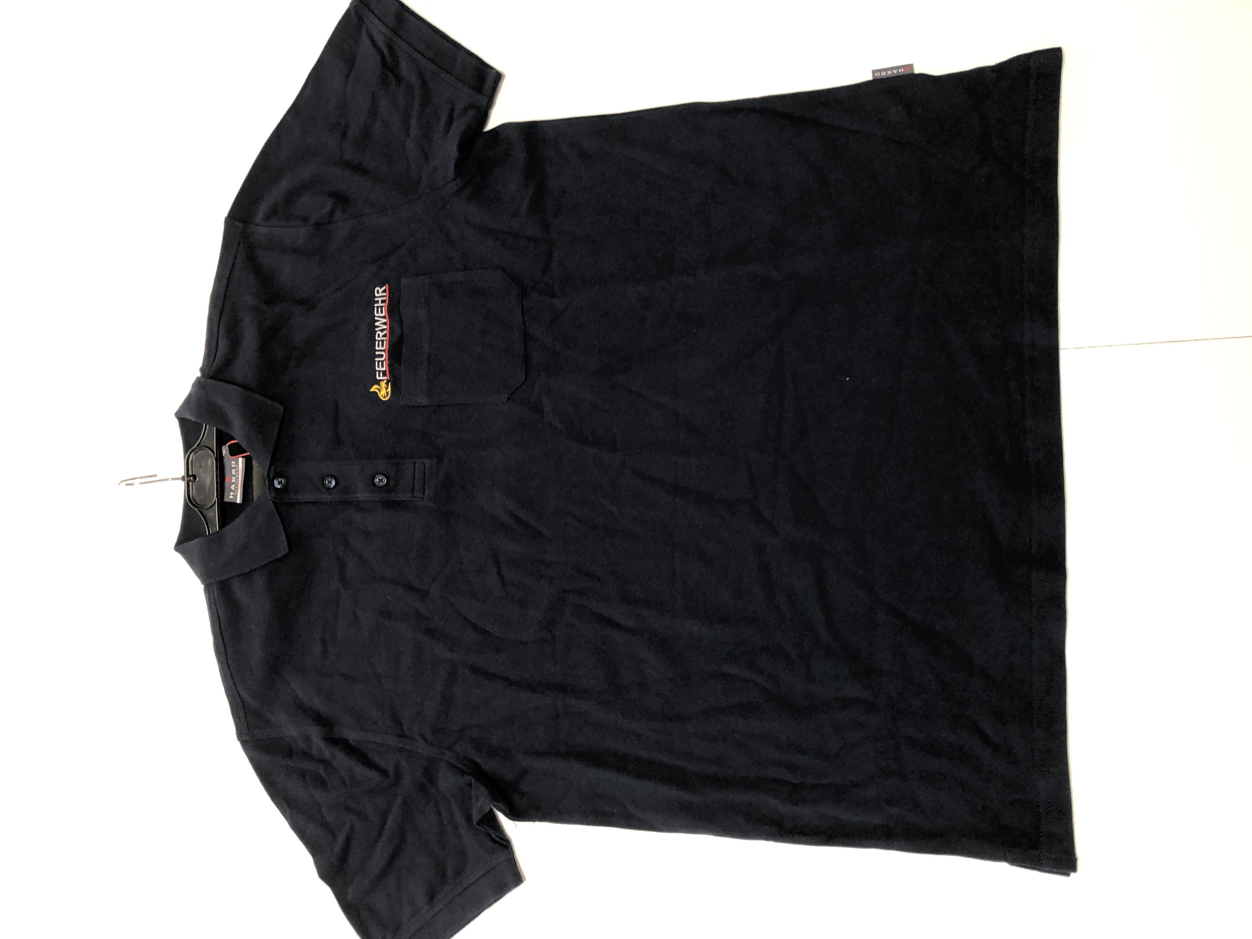 Herren-Poloshirt marine BaWü mit Brusttasche