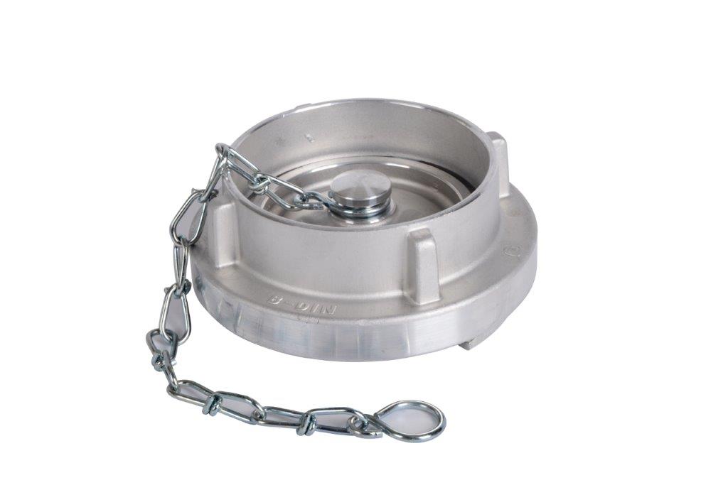 Blindkupplung VA, B-75, mit Kette