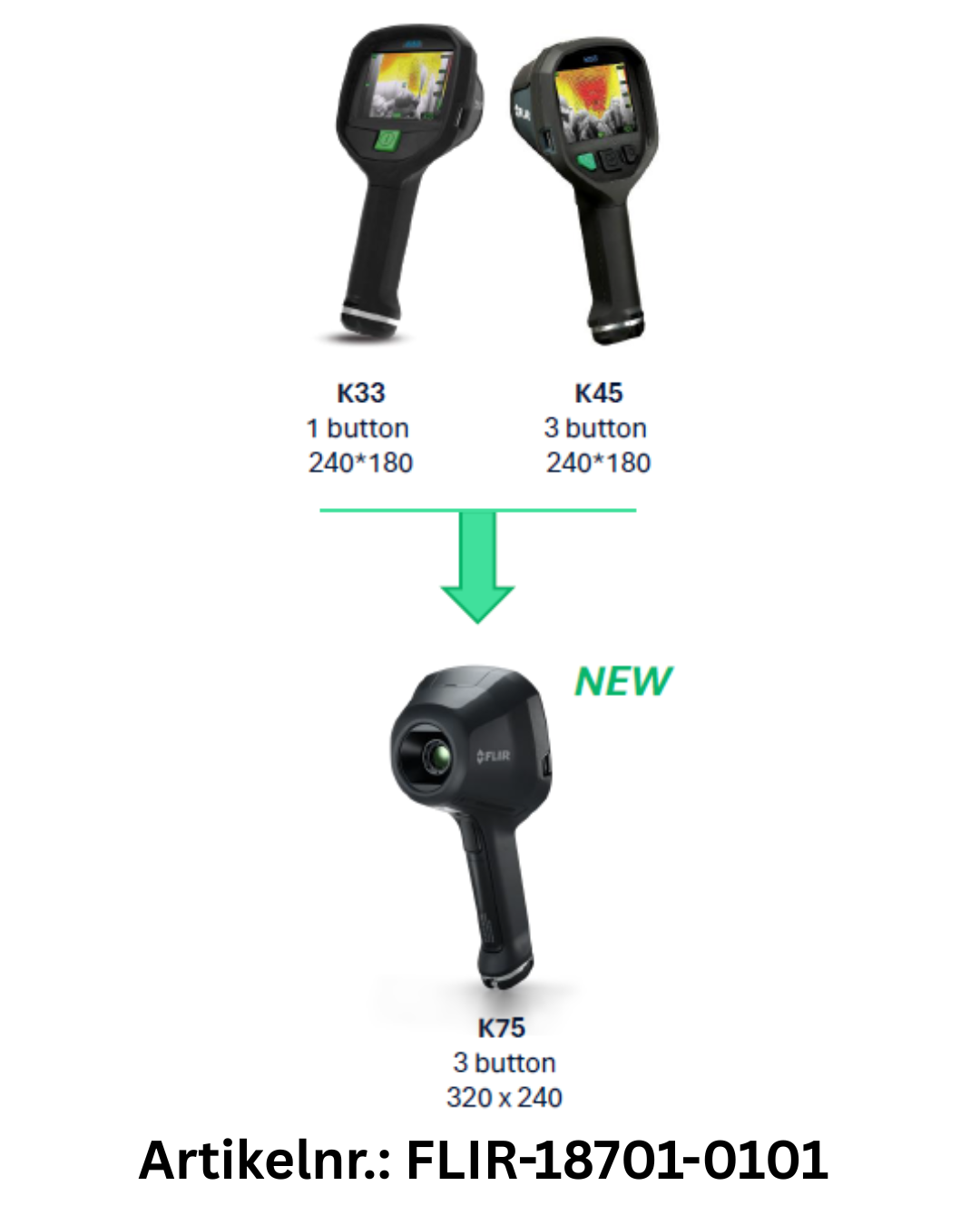 Wärmebildkamera FLIR K 45 mit Zubehör