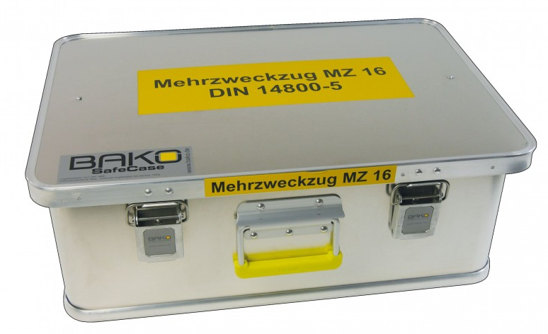 Satz Mehrzweckzug MZ 16-1 Fabr. REMA  NEUE DIN 14800-5:2013
