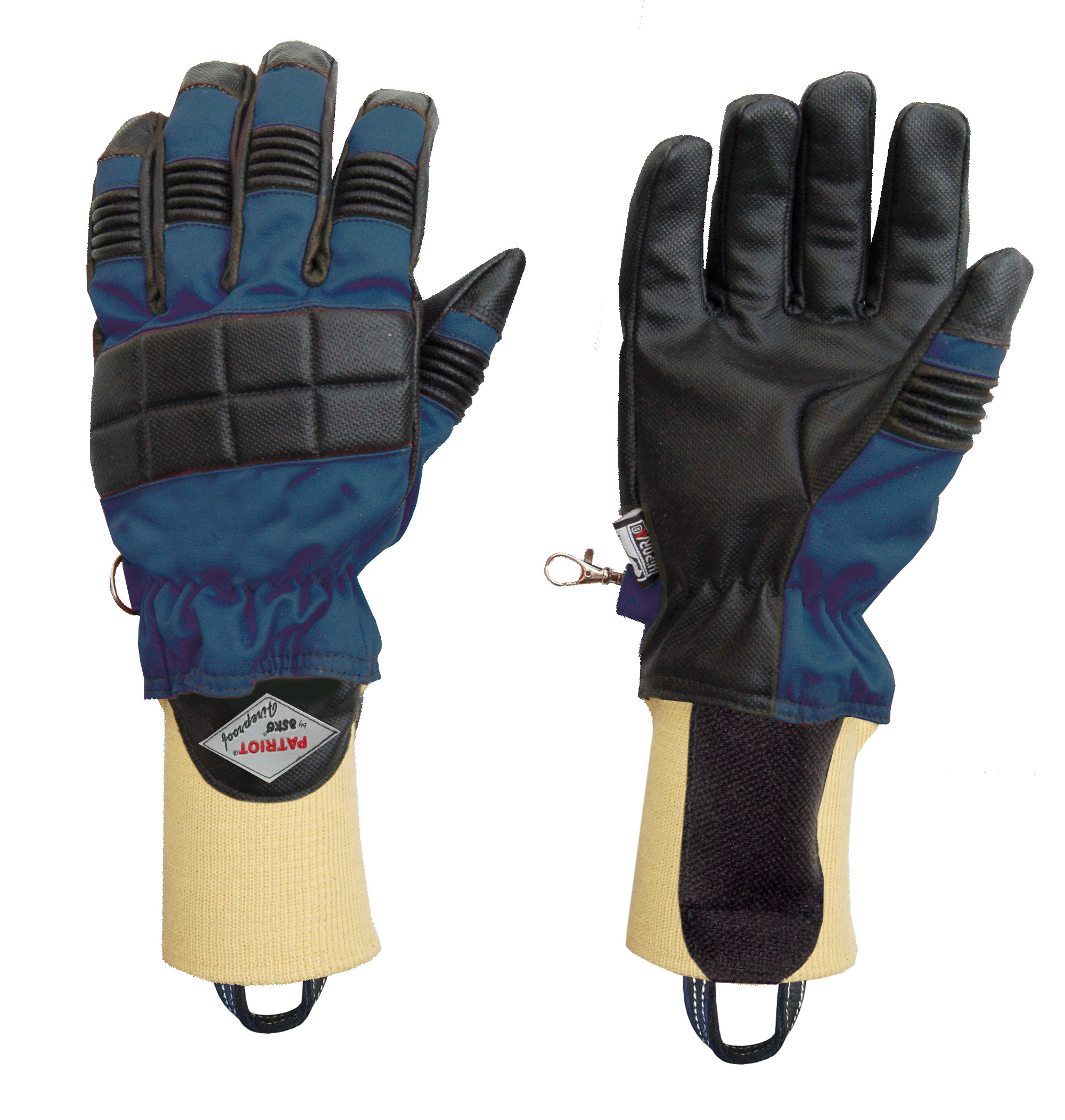 Askö Schutzhandschuh FIREPROOF PRO Strickbund, blau