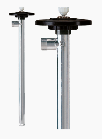 Pumpwerk aus Niro-Werkstoff 1.4571 Länge 1200 mm mit Gewinde