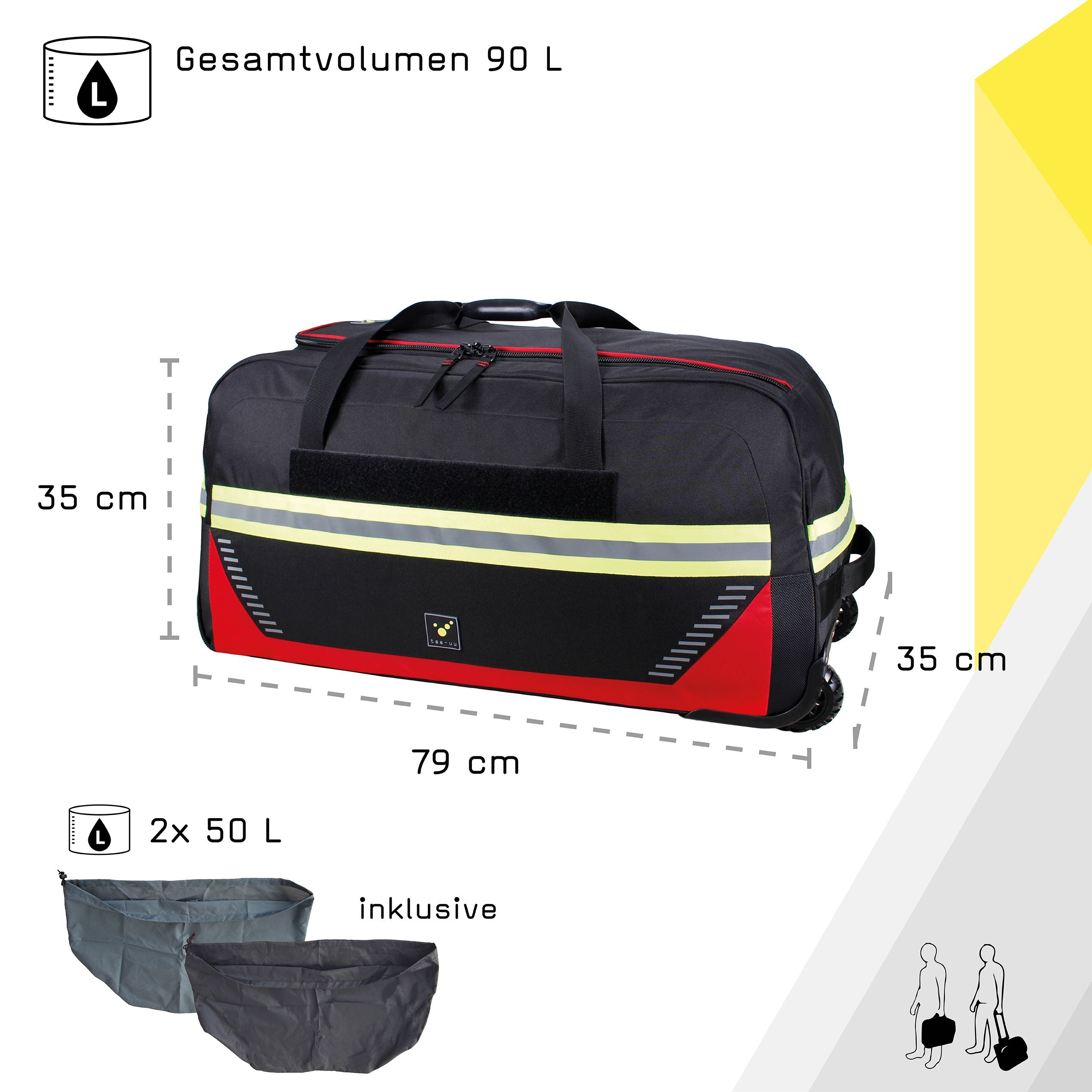 TEE-UU TROLLEYBAG EVO Bekleidungstasche