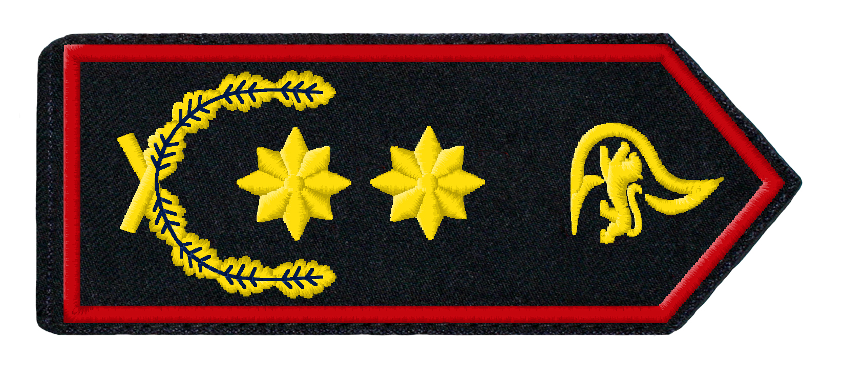 Dienstgrad-Schulterstücke BaWü Präsident LFV