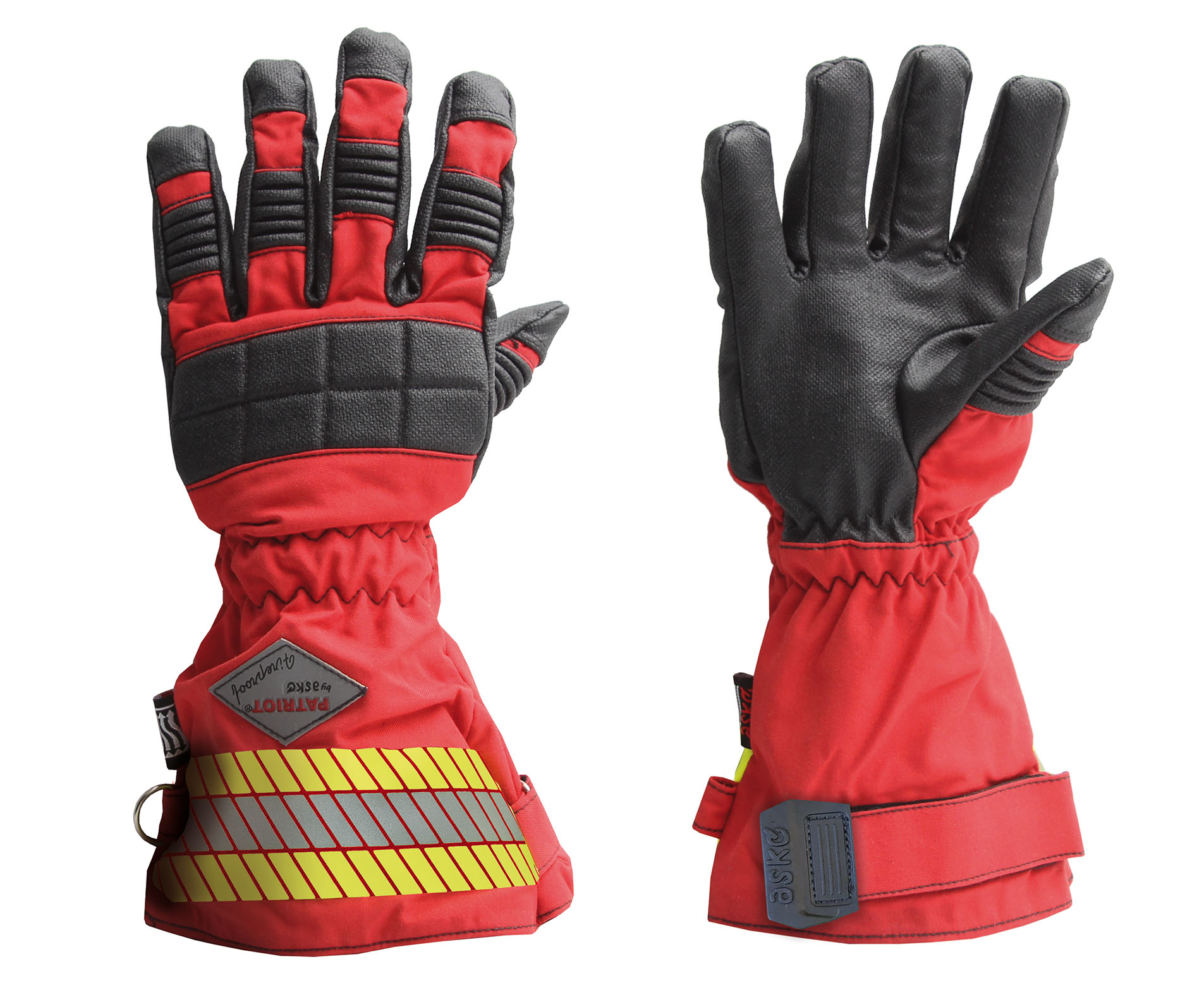Askö Feuerwehrhandschuh PATRIOT FIREPROOF, rot