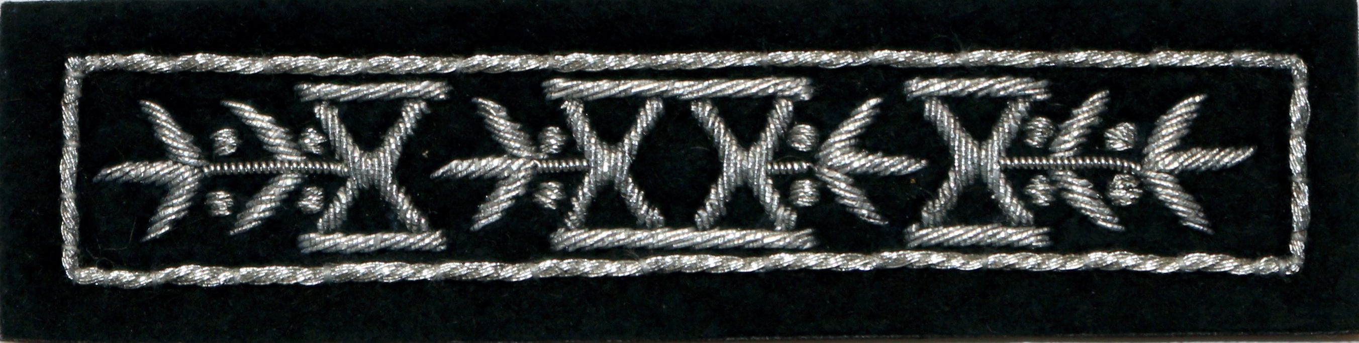 Bayern Abzeichen für 40-jährige Dienstzeit handgestickt