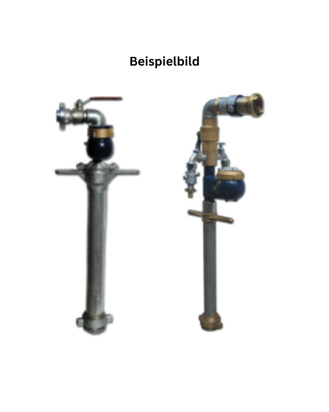 Trinkwasserstandrohr DN80 mit Wasserzähler MS QN 10 - 20m³/h