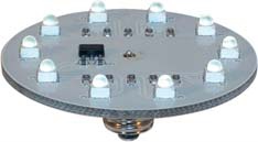 Leuchtmittel LED-Modul D9 GLUNZ (1 Stück) für Einsatzstab