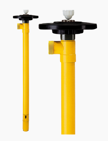 Pumpwerk aus Polypropylen, 1200 mm Tauchtiefe, Durchm. 40 mm