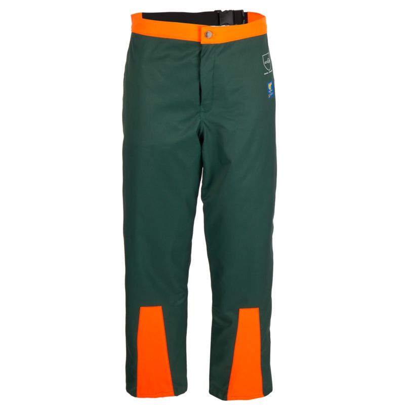 600550_Fortschutz-Beinlnge_8-0001 Forstschutz-Beinlinge grün, EN 381 Teil 5 Typ A, Klasse 1